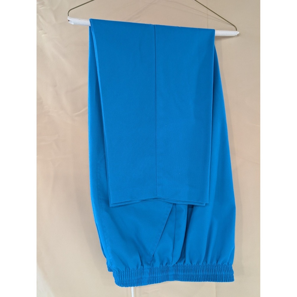 NAPA VALLEY Women's Scrub Pants Blue Size 16 Elastic Waist Pockets Drawstring - Picture 2 of 4